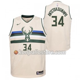 Milwaukee Bucks Giannis Antetokounmpo 34 Nike City Edition Miesten Pelipaidat Swingman 